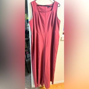 Lane Bryant mauve, color, square neck jumpsuit, size 18